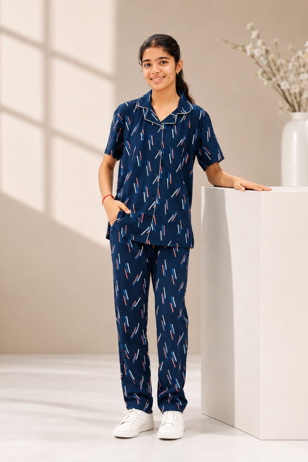 Women’s Floral Border Print Kurta Set