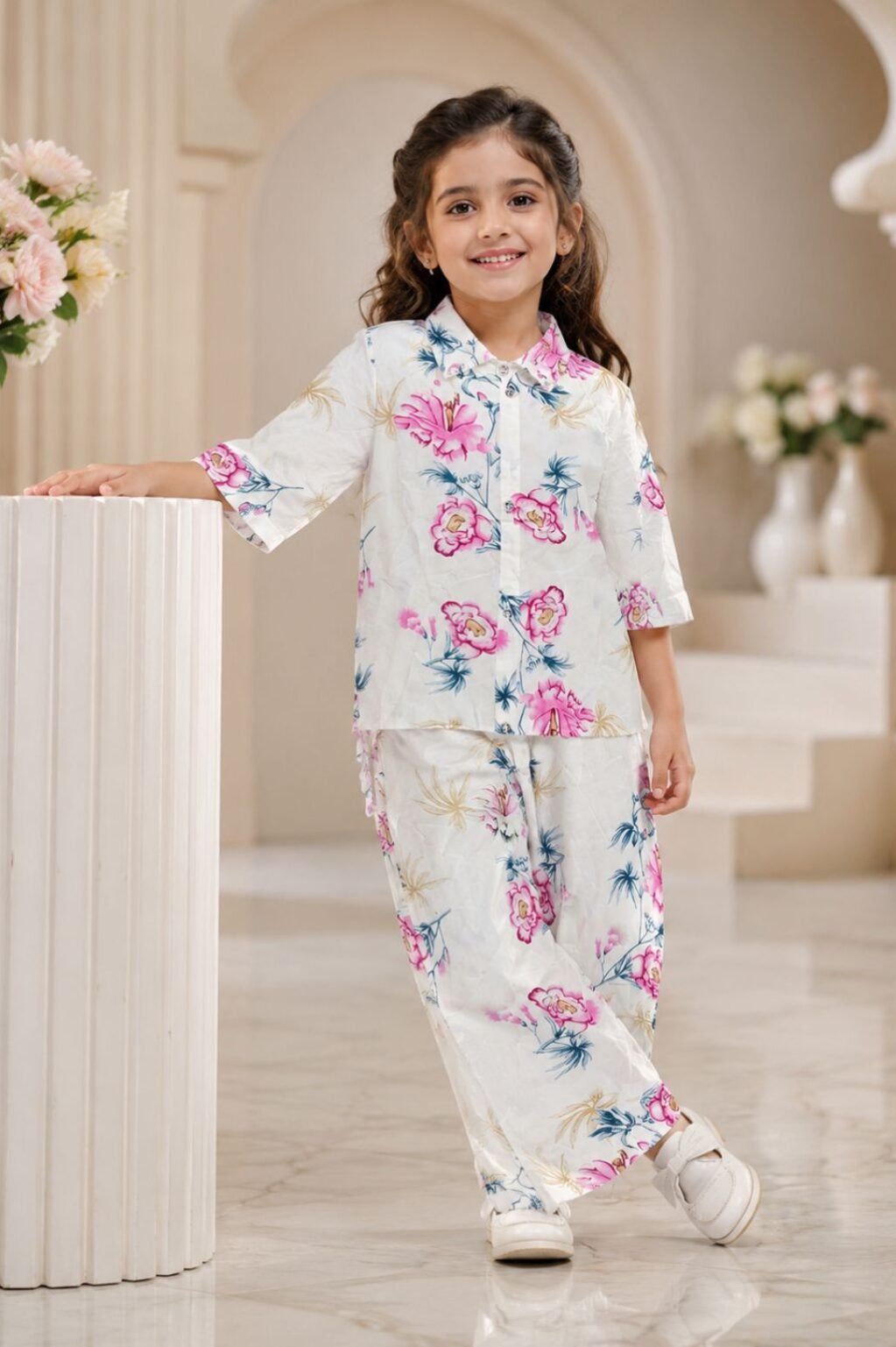 Girls Party Dress with Dupatta