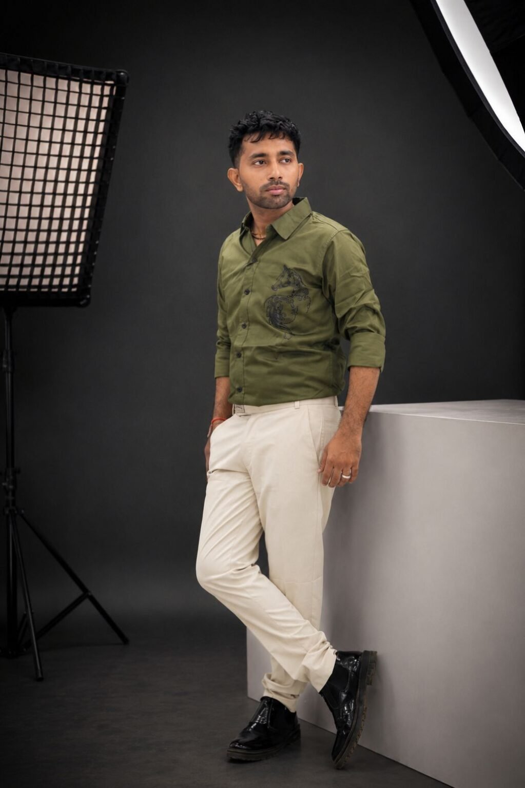 Men's formal shirt with pant combo