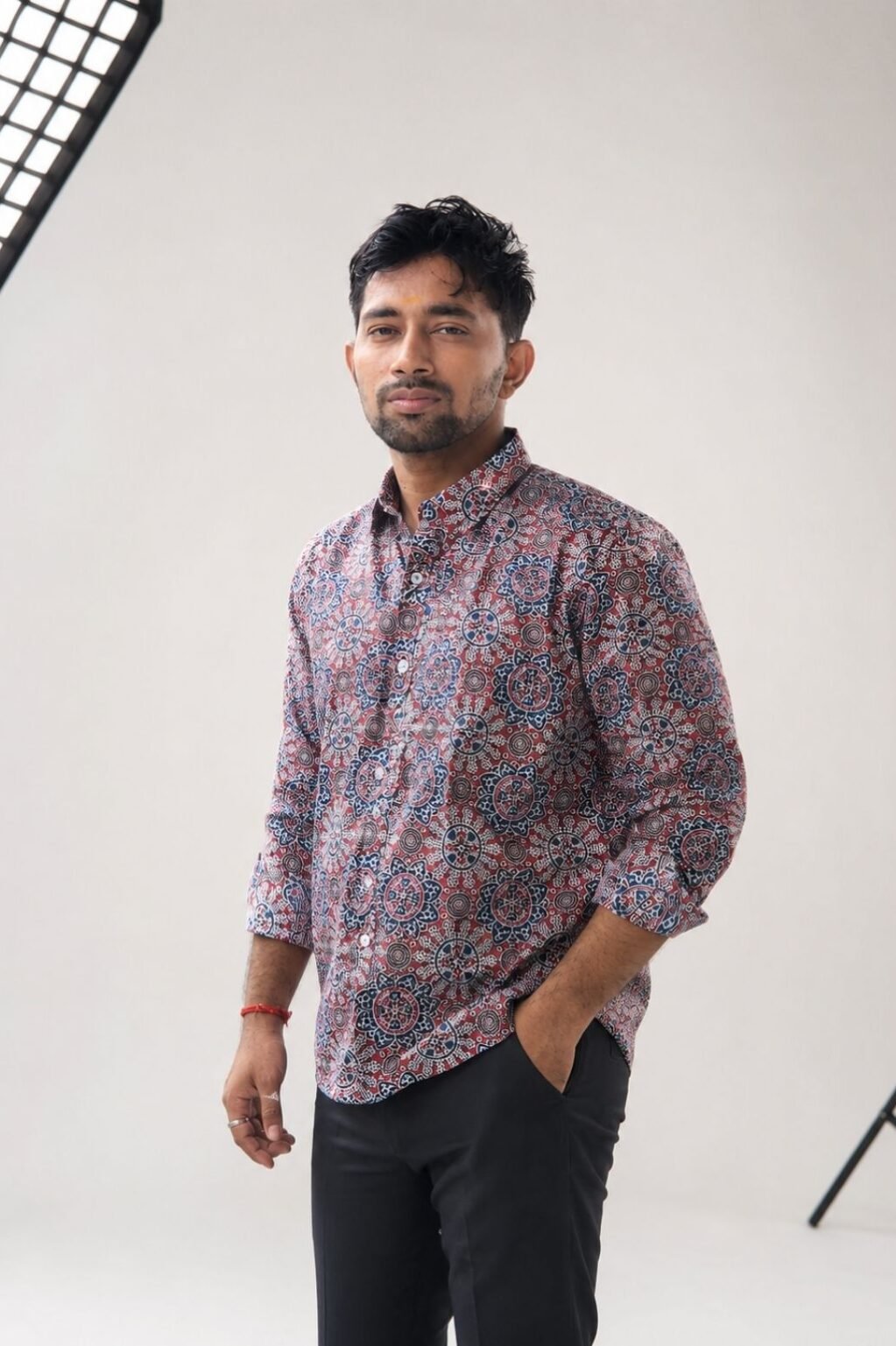 sanganeri shirt for man's