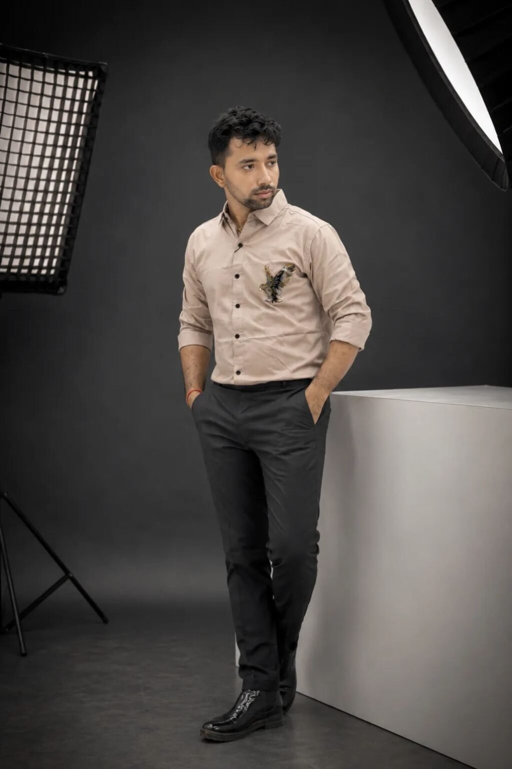 Men's Printed Full-Sleeve Shirt