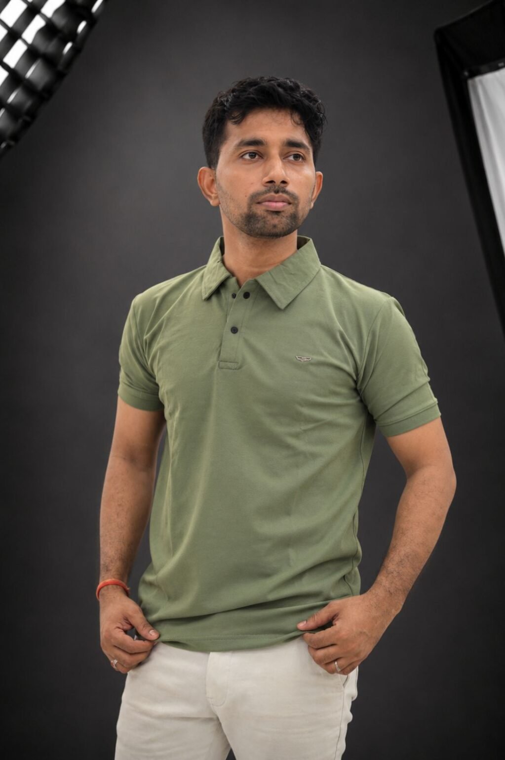 Men’s Solid Polo T-Shirt