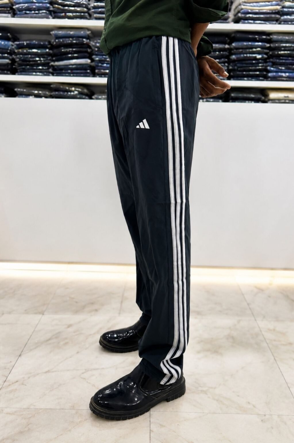 Boys Sports Track Pants (Black)