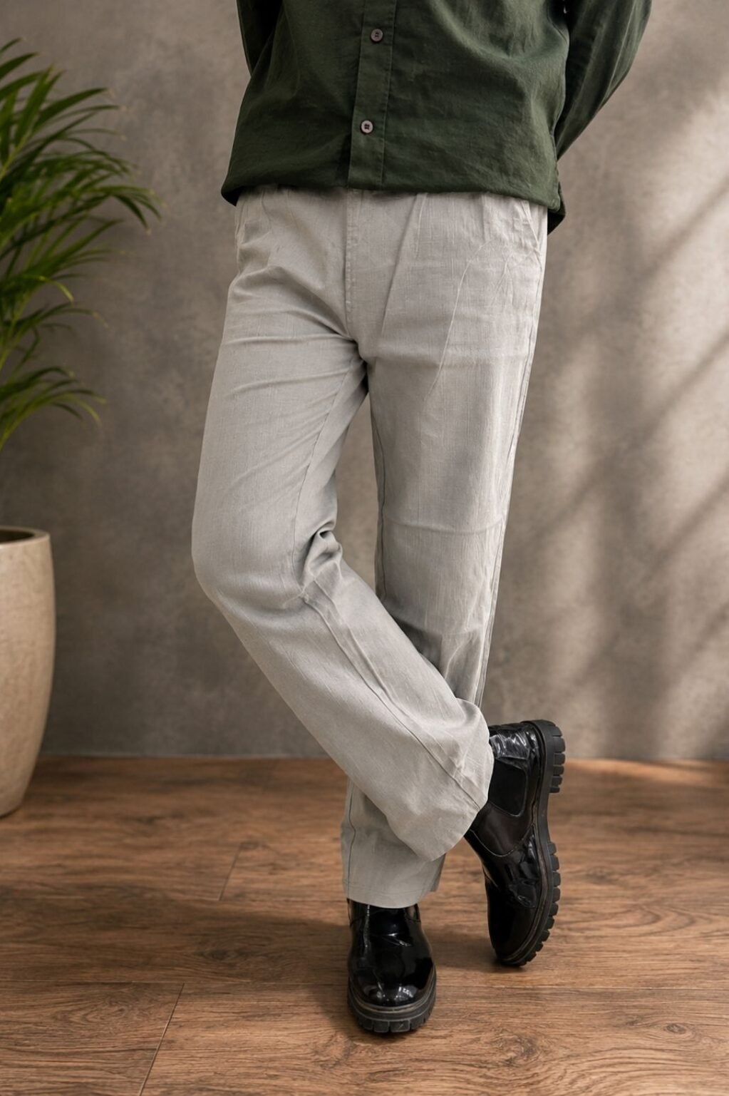 Men's Casual Jogger Pants (Grey)