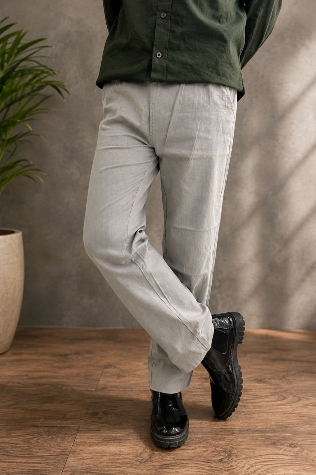 Men’s Casual Jogger Pants (Grey)